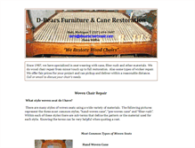 Tablet Screenshot of dbearschairrepair.com